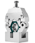 Hydra-Krimp Manual AC Hose Crimper Kit showing metal crimp tool with adjustable knob and die for precise air conditioning repairs.
