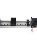 Beefy 200mm Travel Double Linear Rail With SFU1605 Ballscrew And NEMA23 Stepper Motor For DIY CNC Router X Y Z Linear Stage Actuator And 3D Printer High Precision 0.03mm Repeatability And 40kg Horizontal Load 15kg Vertical, 200mm travel