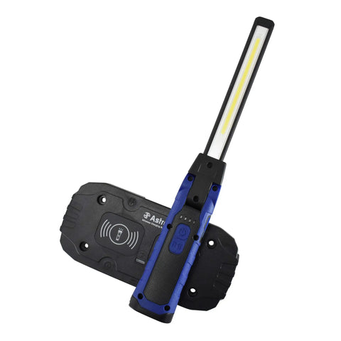Double-Sided Folding LED Work Light With 1000 Lumen Flood, Slim Pro-Grade Design, USB-C Quick Charge, Wireless Charging Pad