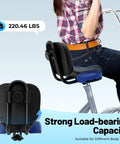 Comfy Tricycle Seat Cushion With Backrest For Bikes And E Bikes All Day Ride Padded PU Saddle With Back Support Wide Durable Bike Seat For Trikes Beach Bikes And Electric Ride Ons, 220.46 lbs load