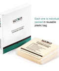 Waka 10-pack microfiber cleaning cloths, 6x7 inches, lint-free for camera lenses and screens