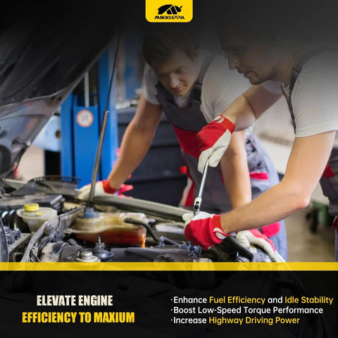 Mechanics working on engine installation with VVT Solenoid Kit for Kia Soul Forte and Hyundai Tucson Elantra 1.8L 2.0L
