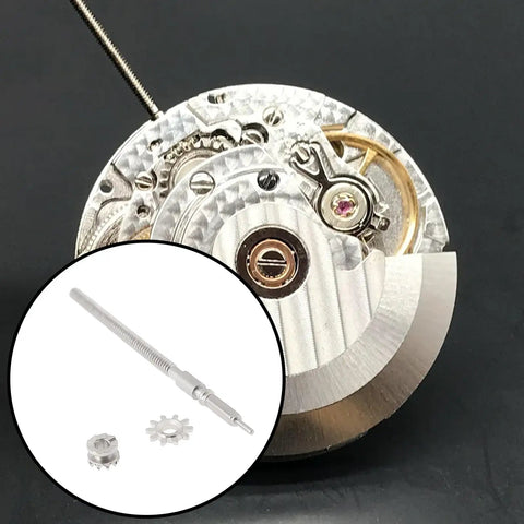 Winding Stem Clutch Repair Tool Kit For ETA 2836 2824 2834 2846 Movements, showing clutch wheels and handle bar