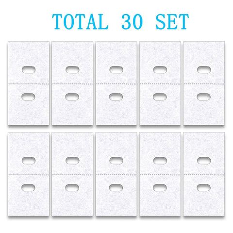 No Sweat Vertical Blind Repair Tabs And Panel Fixers, 30 set of PVC clips for easy installation, perfect for window blinds.
