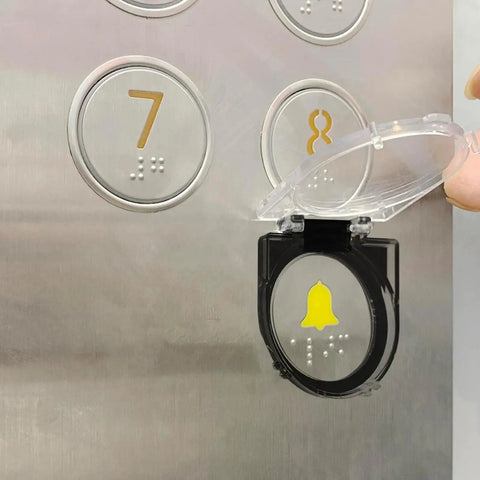 Elevator Button Cover 2 Pack No Sweat Dustproof Push Button Cap Guard for Washing Machines and Elevator Switches