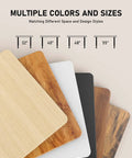Multiple colors and sizes of tabletops for Slick 32 Inch Electric Standing Desk Built Tough With Swivel Rolling Casters And No Sweat Height Switches.