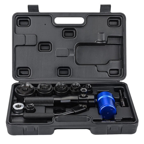 Heavy Duty Hydraulic Knockout Punch Kit Half Inch To Two Inch Hole Punch Driver For Electrical Conduit 8 Ton with case