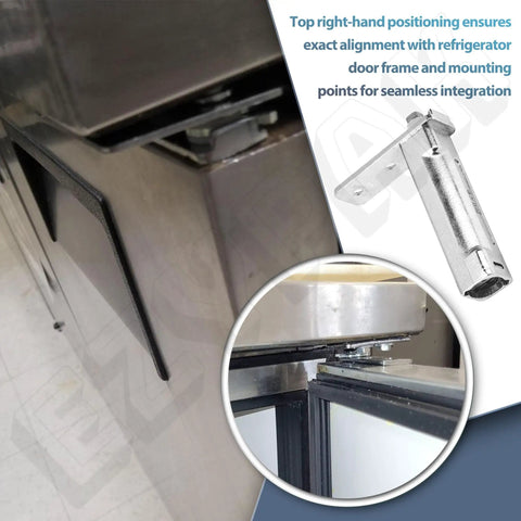 Refrigerator Door Hinge Cartridge Kit Right Hand Fit For True QA TSSU TUC And TWT Series Models heavy duty metal replacement installed