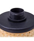 Close-up of See Through Bowl Fuel Tank Filter Water Block Element Replacement 17 Micron Filtration For Gasoline And Diesel top view