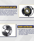 Front Wheel Bearing And Hub Assembly Set For Chevy Avalanche 1500 Tahoe Express 1500 And 2500 Cadillac Escalade ESV EXT AWD GMC Savana 1500 2500 AWD 6 Lug With ABS