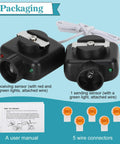 Two Beam Garage Door Opener Safety Sensor Eyes Kit Replacement For LSO50 LDO33 LDO50 with wire connectors and manual