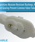 G52 Backup Valve Replacement Kit For Polaris Pool Cleaners 180 280 380 480 with abrasion-resistant bushing and axle