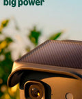 Ditch The Cords Hassle Free Solar Smart Security Camera With True 2K Video Feed And Sync Hub Included For Bulletproof Home Protection with solar panel.