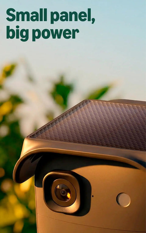 Ditch The Cords Hassle Free Solar Smart Security Camera With True 2K Video Feed And Sync Hub Included For Bulletproof Home Protection with solar panel.