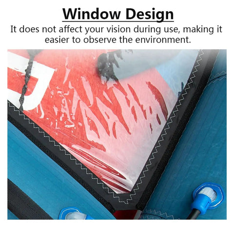 Inflatable Wing Foil For Windsurfing And Kitesurfing, Handy Water Sports Wing with window design for visibility and easy inflation.
