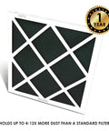 High Flow 20 By 36 By 1 Inch MERV 8 HVAC Furnace Filter With Patented 3 Layer Foam And Tacky Center Layer That Catches Dust Like Fly Paper Made In USA for home heating and cooling
