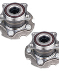 2 Pack Rear Wheel Bearing And Hub Assembly For 4WD AWD RAV4 2006 To 2018 And Lexus NX200t NX300 NX300h 2015 To 2019 With 5 Lug Bolt Pattern And ABS Direct Fit Compatible shown from top view