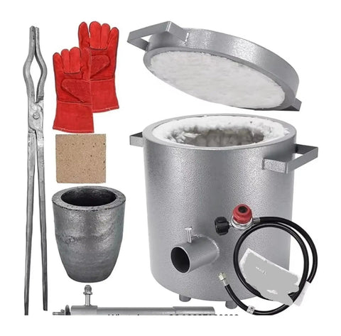 All In One Home Metal Tool Kit With Stable Support Frame And Tongs For Safe, Easy Metalworking Projects, Compact Design