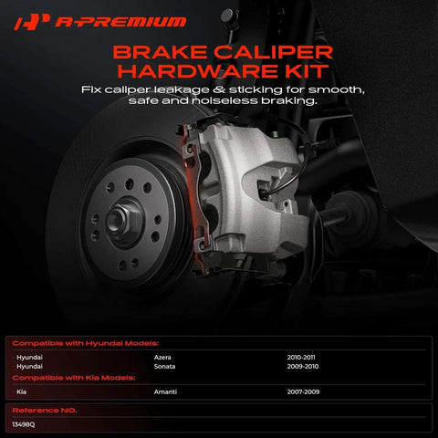 Upgrade Your Ride With Premium Rear Side Disc Brake Hardware Kit For Hyundai Sonata And Kia Amanti 2010 2011 2007 Fits Azera Plus More Models Perfect For Daily Driving. rear brake caliper kit