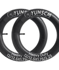 Two Pack Heavy Duty Bike Inner Tubes 12/12.5 Inch Compatible With 12x1.75–2.25 And 12 1/2 X 2 1/4 Inch Schrader Valve AV 45/57-203