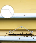 Get Your Bees Buzzing With These Sturdy 10 Pc Beehive Frame Spring Clamps And Curved Clips For Easy Beekeeping Tool Kit Setup And Fastener Jobs silver metal clip on yellow hive