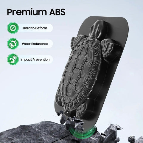 Reusable Turtle Shaped Concrete Stepping Stone Mold For DIY Garden Pathways And Walkways, black plastic mold with turtle design