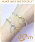 8 Piece Magnetic Bracelet Clasp Set With Safety Chain No Slip Gold And Silver Extender Converter Magnetic Clasps Women