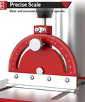 Adjustable Multi Angle Drill Press Protractor Square Guide The Handy Angle Finder With Crystal Clear Scale For DIY Woodworking