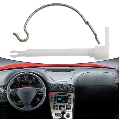 Alfa Romeo Giulietta Fuel Door Pin And Spring Kit Replacement Durable Metal Pin And Spring Assembly Easy Install One Color Model Specific Fit No Fuss DIY Fix For Quick Fuel Door Replacements Part 51851496, metal pin and spring