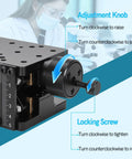 Z Axis Manual Lift Platform With Precision Positioning Stage And Fine Adjustment Slider Micro Positioner Lab Jack Elevator mechanism with adjustment knob