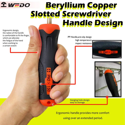 Ergonomic handle of No Spark 15 Piece Tool Set With Beryllium Copper Tools For Safe Workspaces, featuring design highlights.