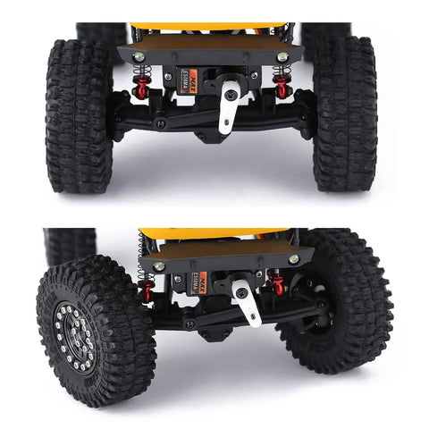 Beefy 12G Analog RC Servo With Metal Gear For SCX24 AX24 RC Cars And Boats Upgrade installed in RC car, showing metal gears.