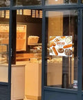 Clear Acrylic Window Sign Holder 8.5x11 With Four Suction Cups For Glass Walls Easy Mount Advertising Signage Display Frame Pack Of 3 in bakery