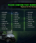 List of part numbers for Heavy Duty Starter Generator For Ezgo Golf Cart Mg2 Txt Rtx Medalist Fleet Freedom Hp And Club Car Ds