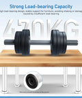 4 Piece Adjustable Cabinet Legs Steel Telescopic Furniture Feet With Floor Protection support heavy weights
