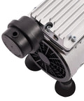Heavy Duty Dual Cylinder Oil Free Vacuum Pump With Slick 110V Copper Motor 1440RPM close-up view showing motor and vent details.