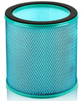 Heavy Hitter H13 HEPA Replacement Filter With Medical Coating And True Filtration For Bladeless Tower Fan and Air Purifier System Handling Dust And Pollen Like A Real Deal You Can Count On Daily, aqua filtration media, cylindrical shape.