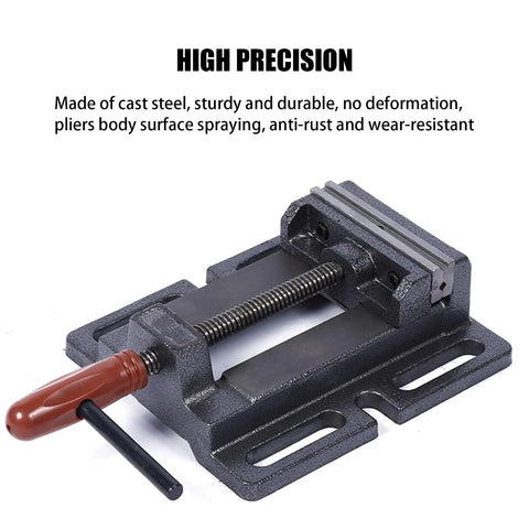 Heavy Duty Bench Vise for Woodworking Pros That Grips Tight Like Crazy For Pipe Cutting And Wood Projects With Solid Iron Construction For Serious Repair Work Every Weekend DIYer Needs This 6 Inch Portable Clamp Tool Today, featuring sturdy cast steel construction.