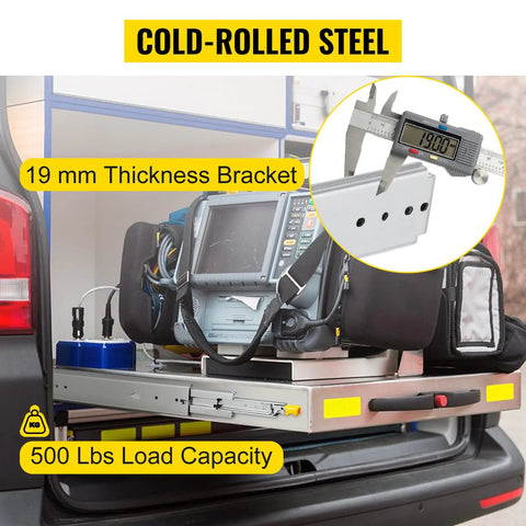 Beefy Heavy Duty Drawer Slides 60 Inch 500 Lb Capacity Full Extension Side Mount Ball Bearing Rails With Dual Lock for tool chest setup
