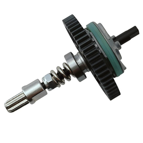 Drop In Slipper Clutch Assembly With 54T 32P Spur Gear for 1/10 Slash 4x4 models, close-up of preassembled metal and plastic parts