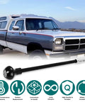 Dodge NV4500 Shifter Stick With Straight Handle And 14mm Knob Adapter For Ram Trucks Fits NV4500 28E And G360 Transmissions shown