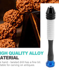 26 Pcs Pin Vise Hand Drill Set For Jewelry Making And DIY Projects with ergonomic handle, display next to wooden beads