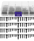 1000 Pcs Small Round Head Self Tapping Screws Set For Electronics Repair And Industrial Projects M1.3 M1.4 M1.5 in carry box