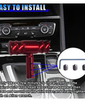 Red Dope Aircraft Style Joystick Shift Knob For Manual Cars, Aluminum Alloy T Handle Gear Shifter Lever installation view