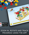 App integration for Next Gen NASCAR Chevrolet Camaro ZL1 Race Car Build Kit For Kids 9 And Up Collectible Model Toy