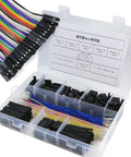 2.54mm Dupont Style Wire Connector Kit With Pre Crimped 26AWG Wires In Three Styles Female To Female, Male To Male, And Male To Female Large Pack 510 Pieces For Pro DIY Electronics Projects
