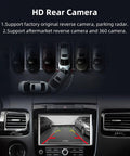 VW Touareg Wireless CarPlay Android Auto Adapter Upgrade Kit With 2.4G 5.8G WiFi Bluetooth 5.0 MirrorLink Siri GPS CarPlay Retrofit For 2011 2012 2013 2014 2015 2016 2017, dashboard display with HD rear camera view