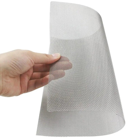 Stainless Steel Car Bumper Repair Mesh Sheet Four Pack Pro Grade And Diy Friendly For Quick Hole And Dent Fix And Strong Patch Up For Most Cars Durable Automotive Body Shop Tool, silver mesh sheet