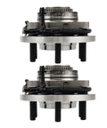 Pack of 2 Beefed-Up Front Wheel Hub Bearing Assembly For 4WD With ABS 6 Lug Fits 2014-2018 Silverado 1500 And Sierra 1500