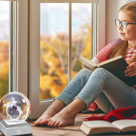 Turn Up Display Vibes With This Rounded Led Base Designed For 3D Laser Crystal Engravings Six Quick Color Cycling Modes And A Smooth Gliding Touch Switch That Hits Different